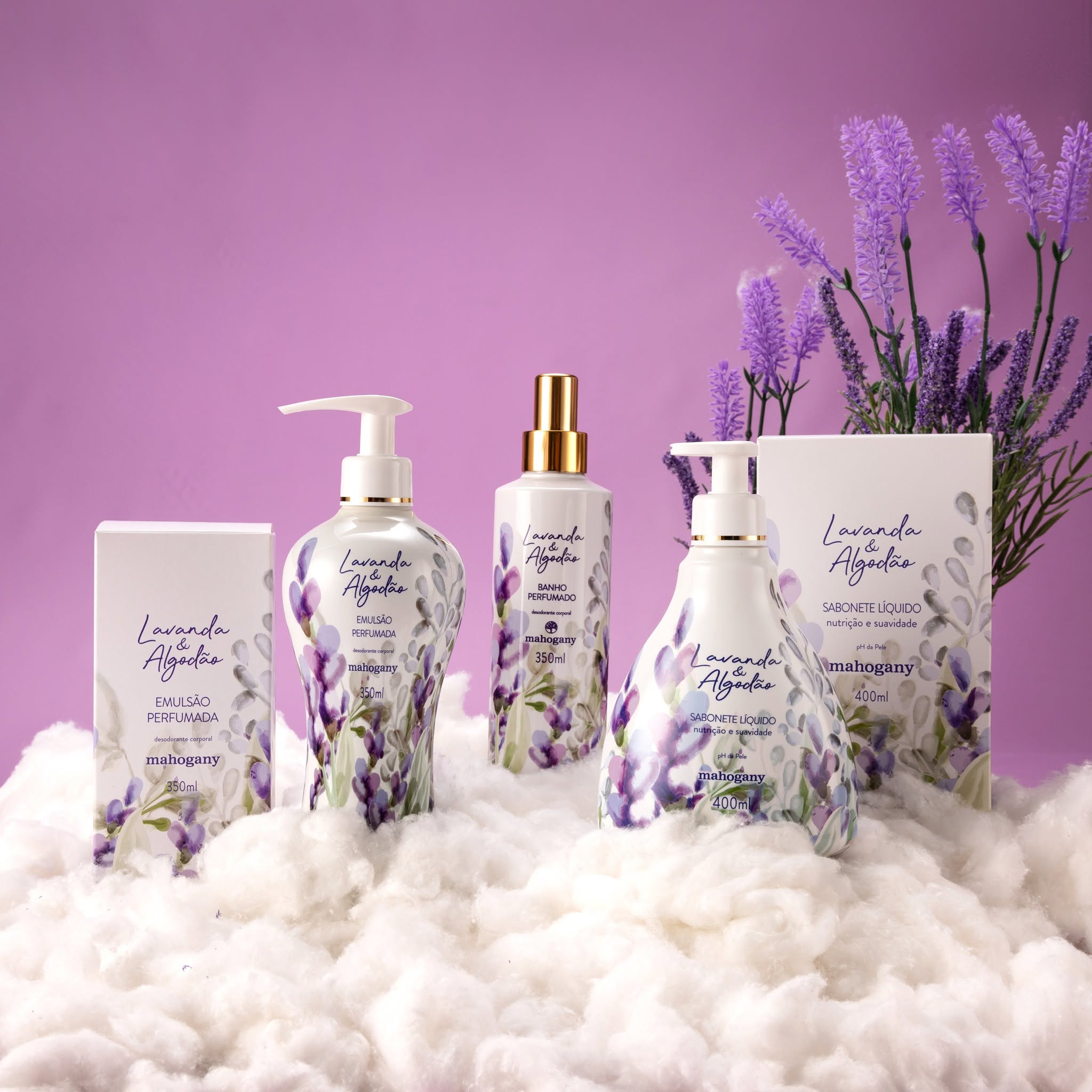 Linha Lavanda & Algodão