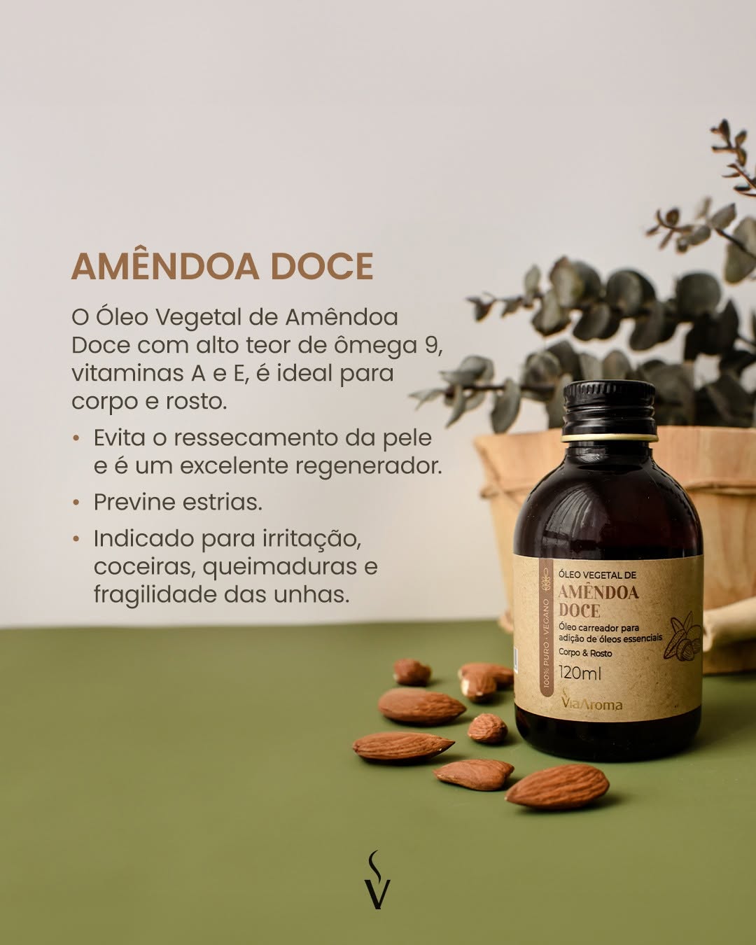 Óleo Vegetal de Amêndoa Doce