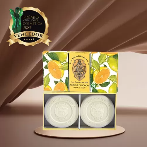 Kit 2 sabonetes Boboli Citrus
