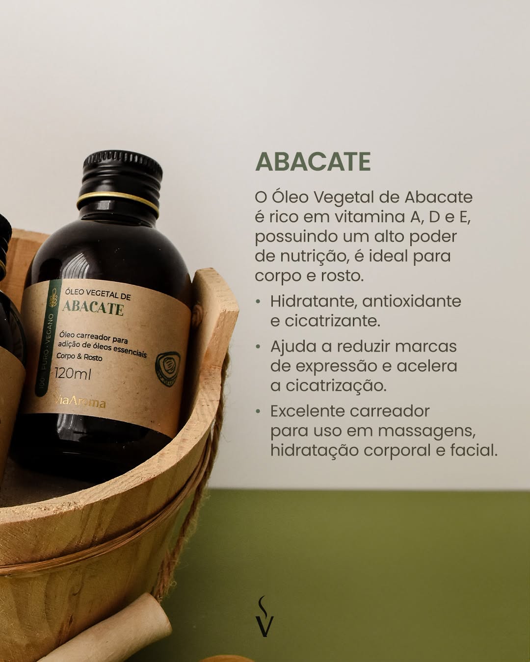 Óleo Vegetal de Abacate