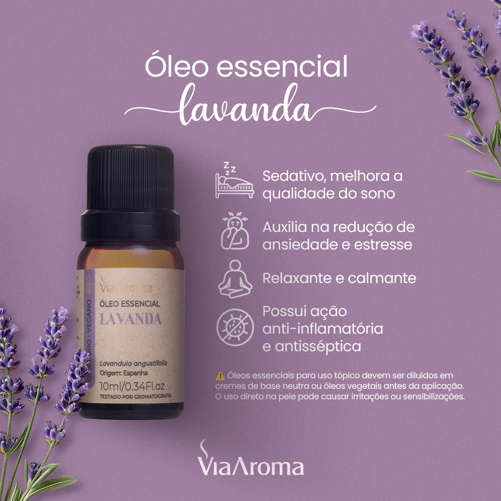 Óleo Essencial de Lavanda