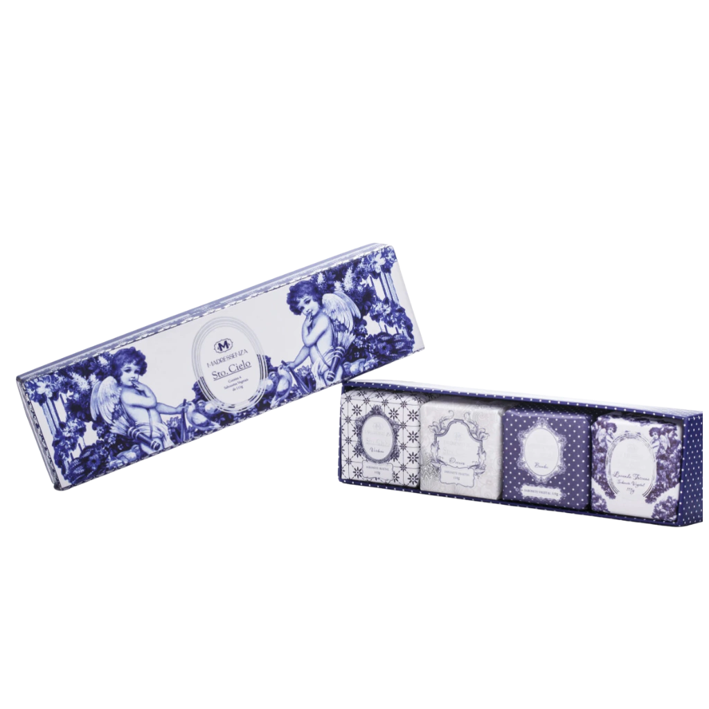 Estojo sabonetes Sto. Cielo - 4 un. 115g cada