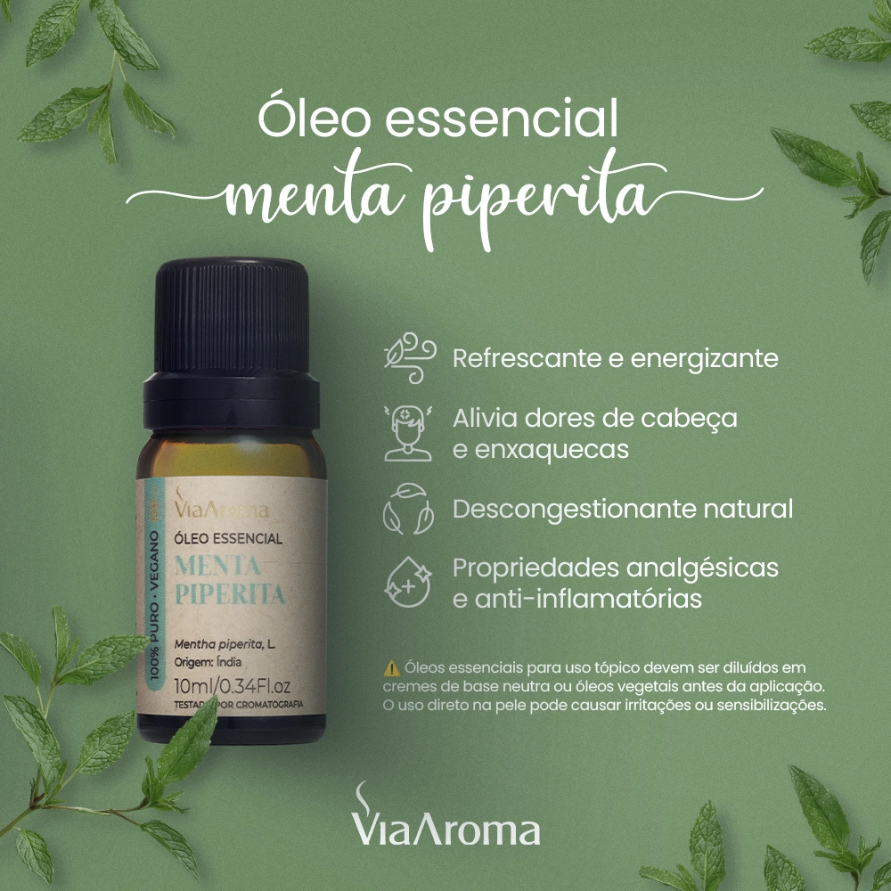 Óleo Essencial Hortelã Pimenta (Menta Piperita)
