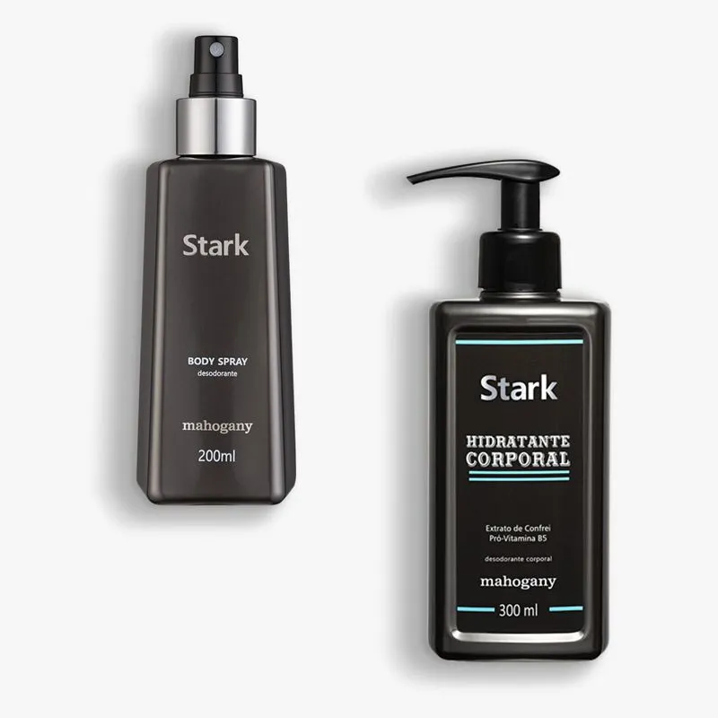 Kit Stark Desodorante Corporal 300ml e Hidratante Corporal 200ml