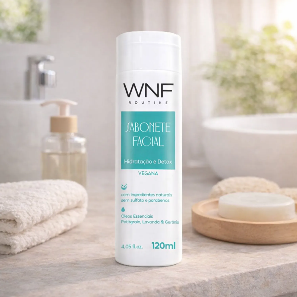 WNF ROUTINE SABONETE LIQUIDO FACIAL HIDRATACAO DETOX 120ML