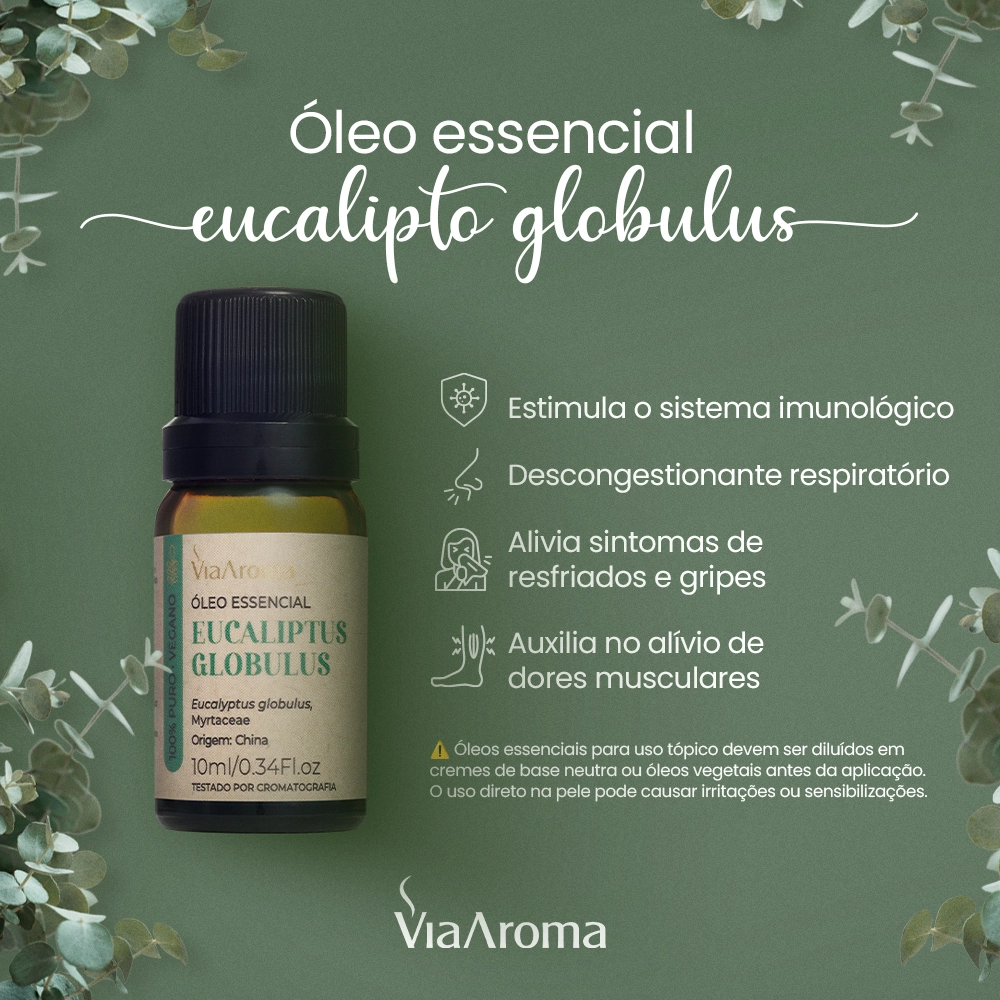 Óleo Essencial Eucalipto Glóbulos