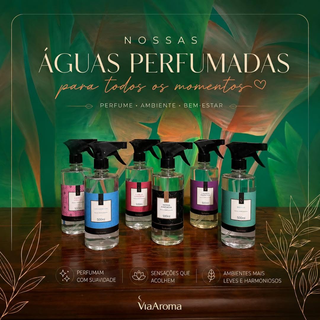 Águas Perfumadas para Tecidos