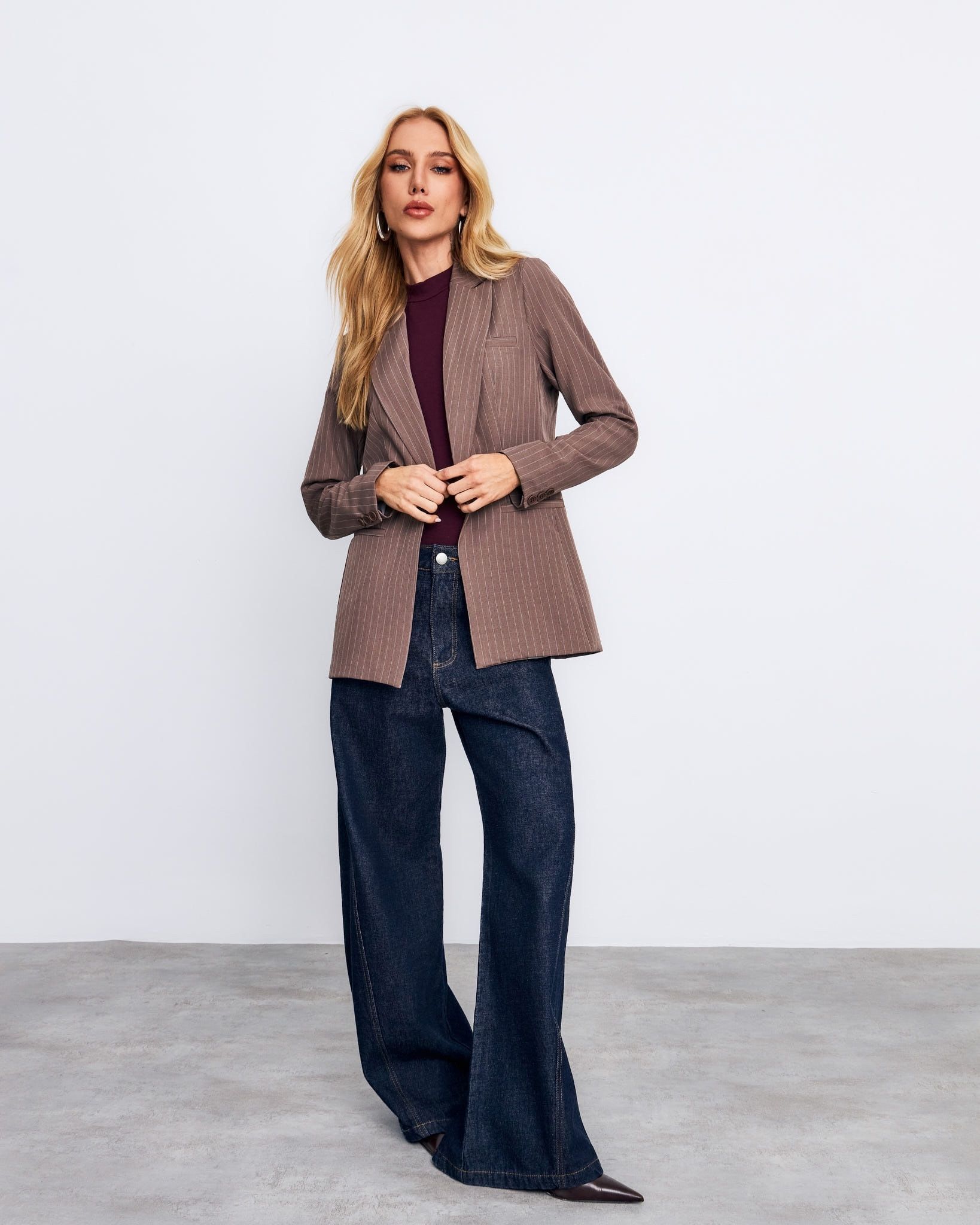 Blazer risca de Giz
