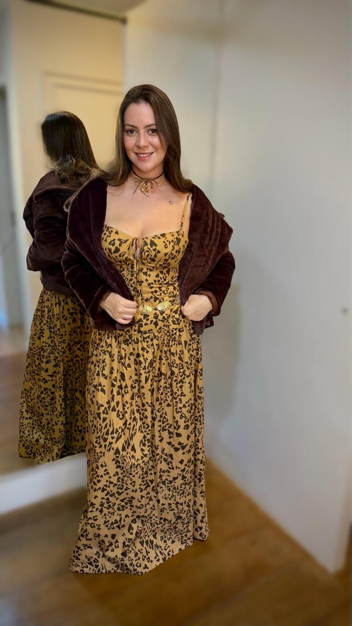 Vestido Cropped Tricoline