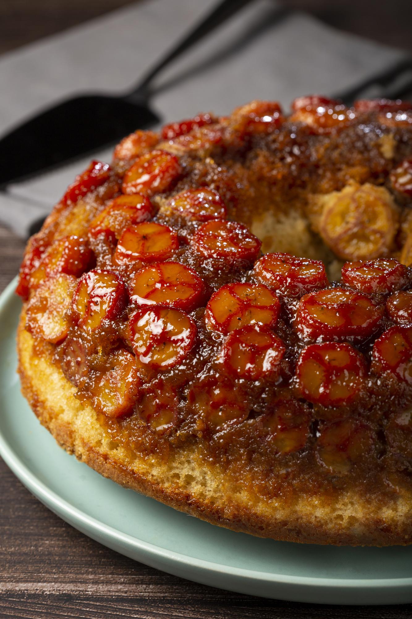 Bolo de Fubá com Goiabada