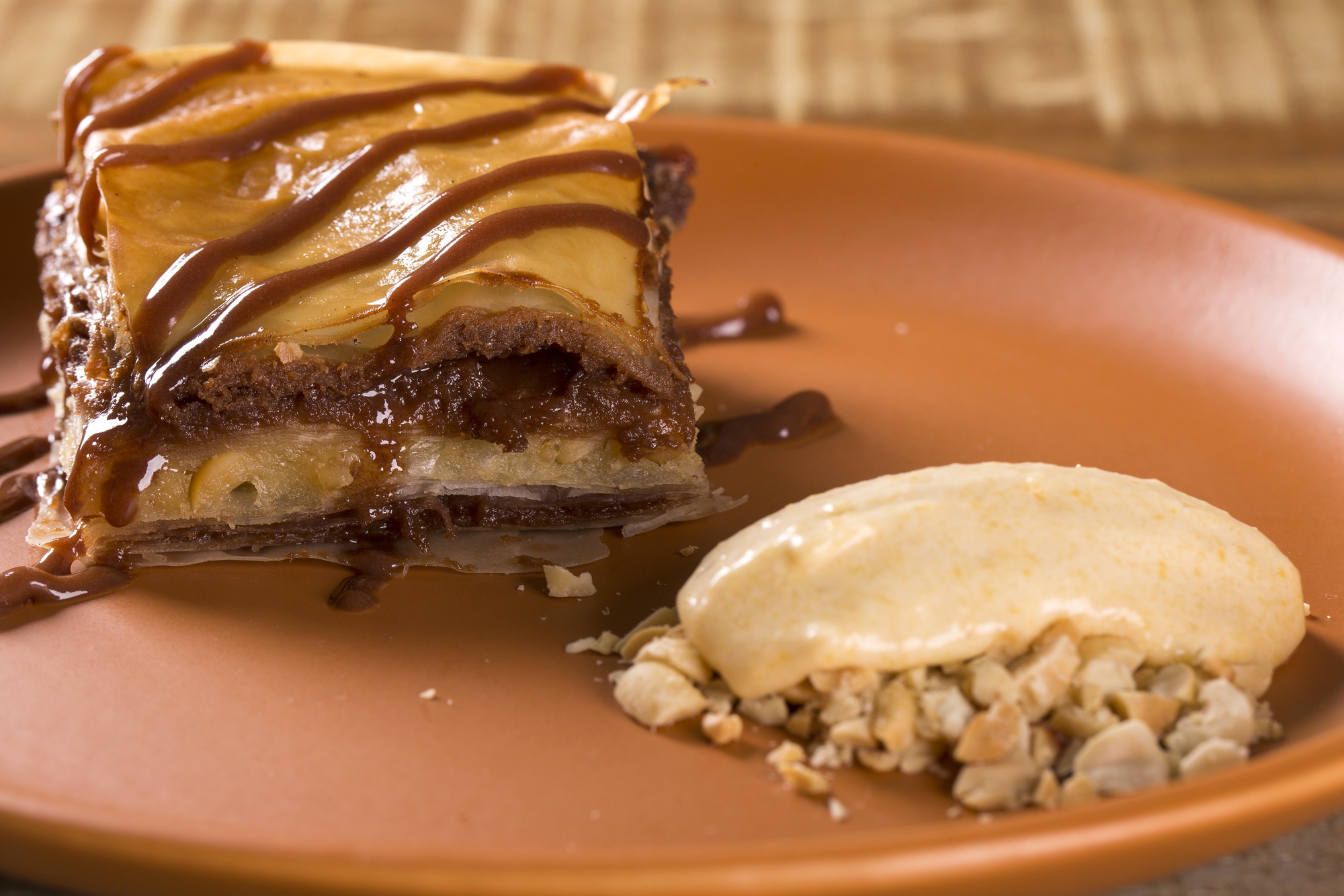 Sanduíche de Brownie com Doce de Leite
